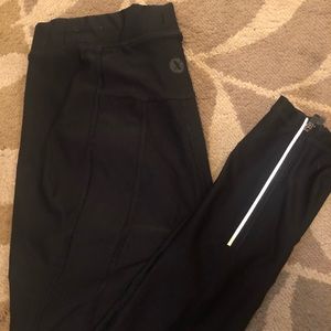 Full length black leggings